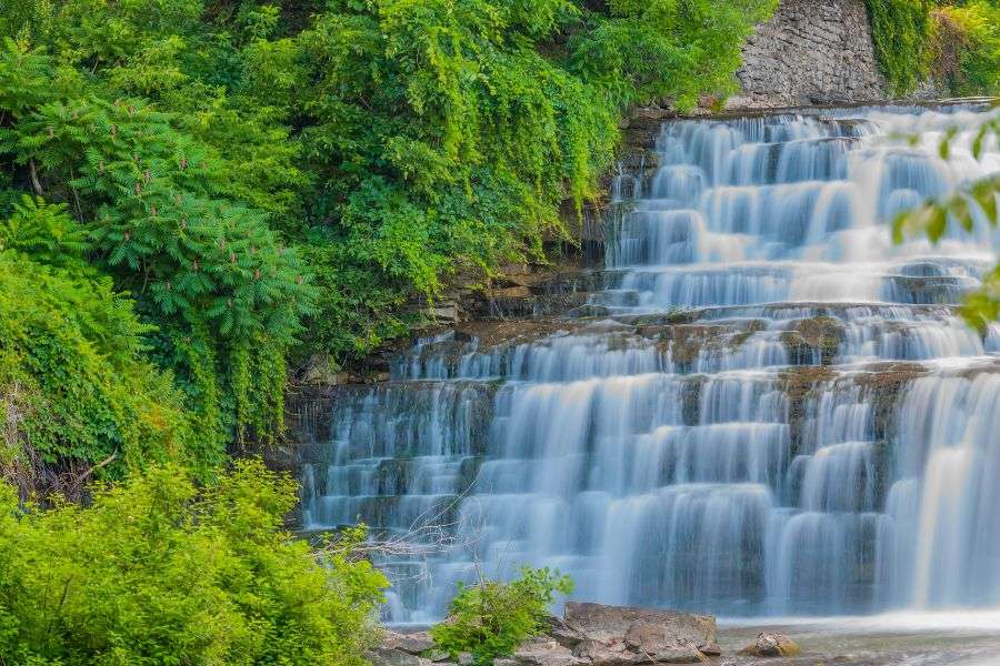 3d water fall wallpaper