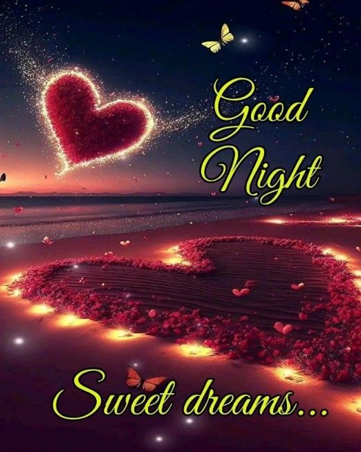 love sweet dreams romantic good night images