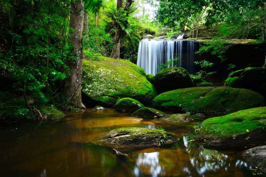 wallpaper nature waterfall