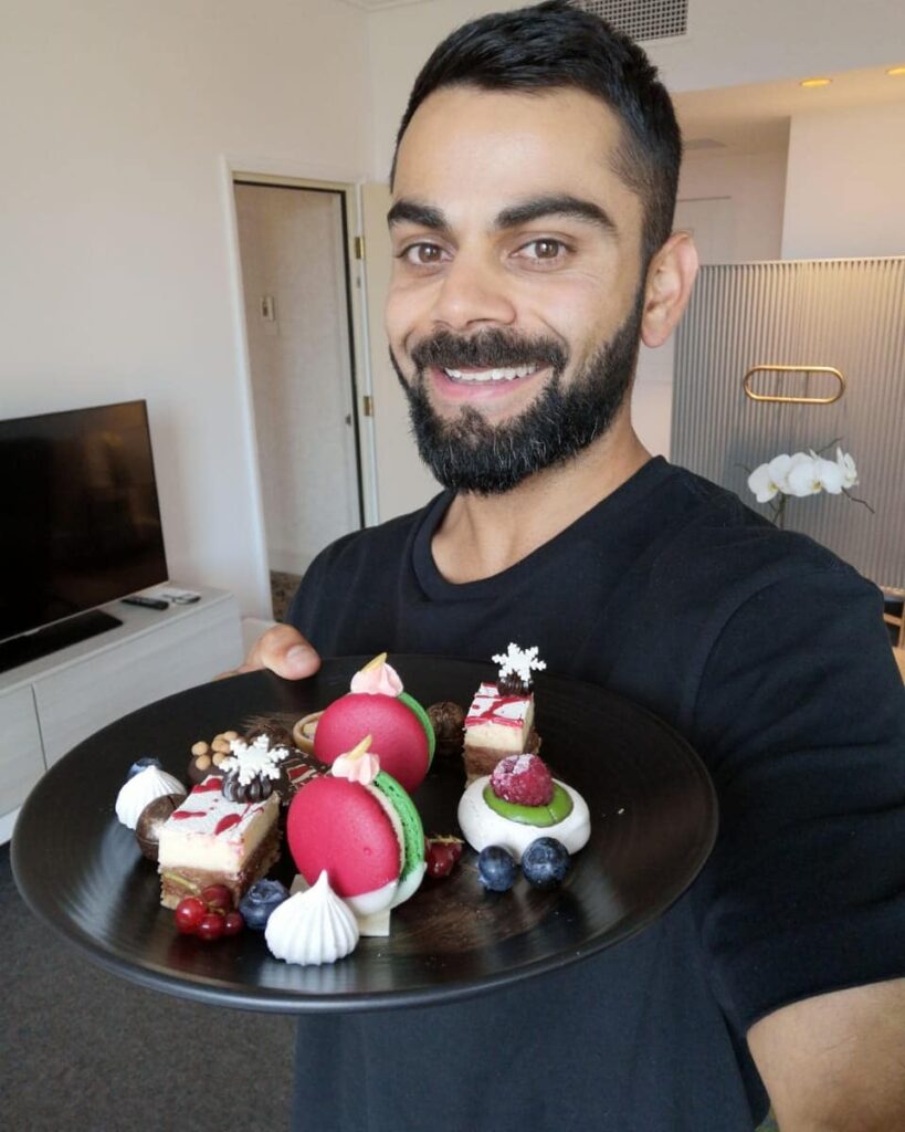 Happy virat kohli Image