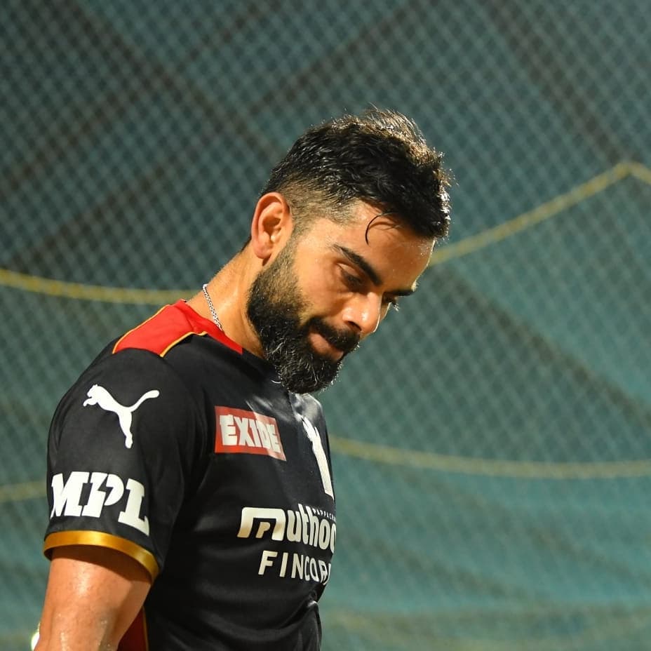 Virat Kohli hard work image
