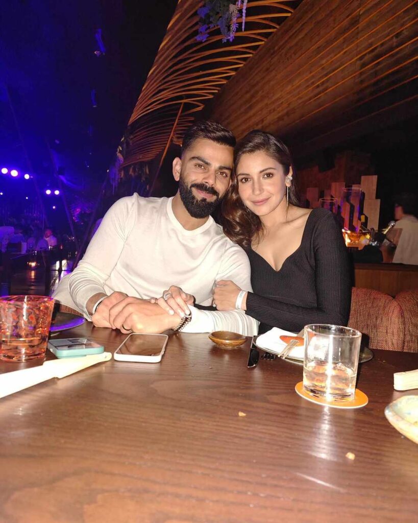 virat kohli to anushka sharma