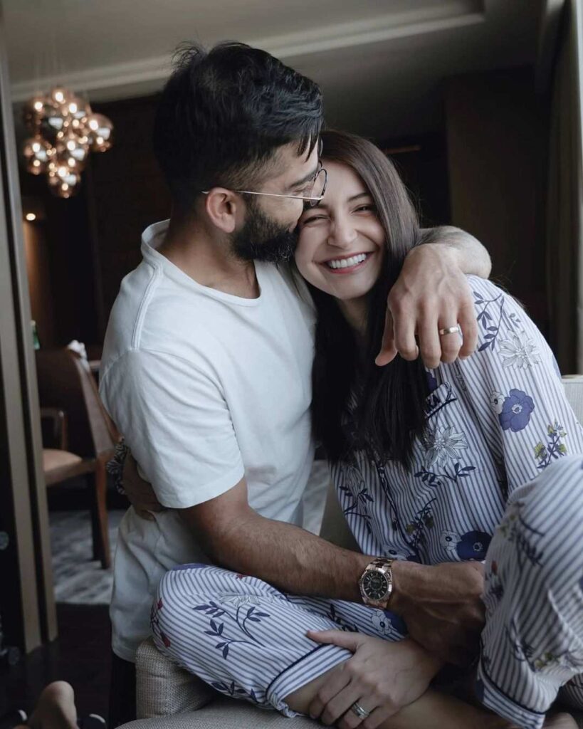 virat kohli with wife