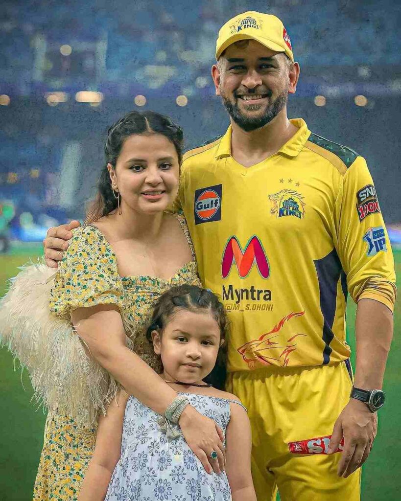 Photo wife of ms dhoni